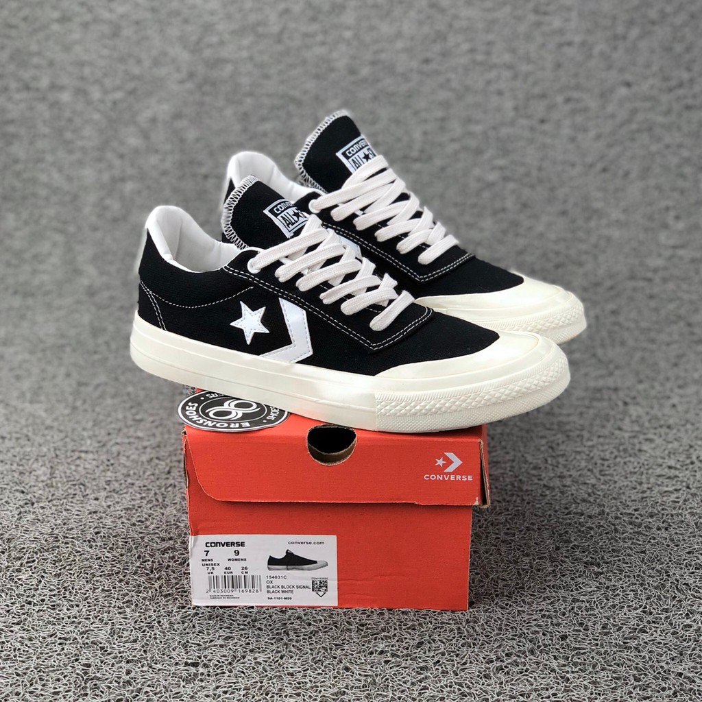 converse low black