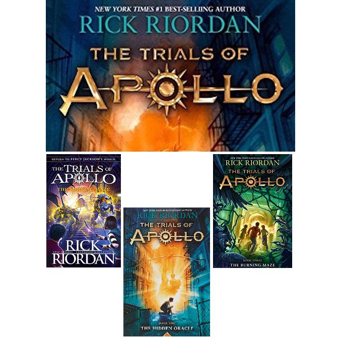 The Trials Of Apollo Book Series By Rick Riordan Shopee Philippines