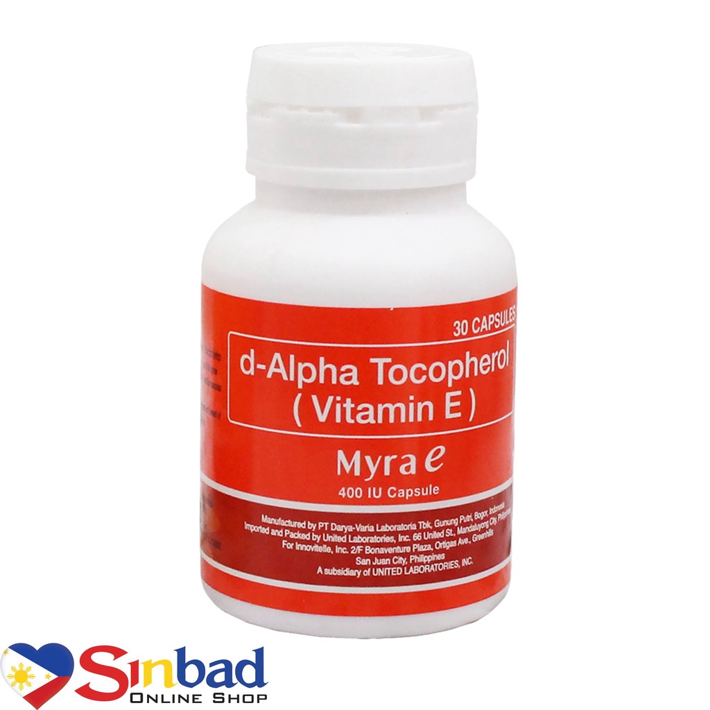 Myra E Capsule 400IU ( Vit E ) Shopee Philippines