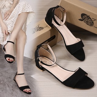 1 inch block heel sandals
