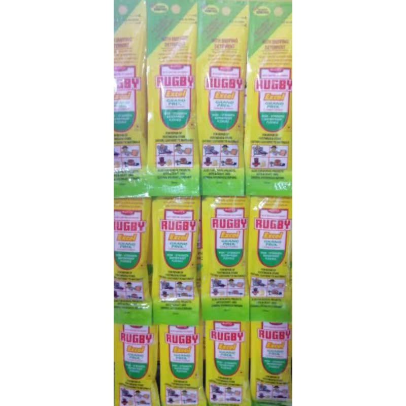 (12pcs) Bostik Rugby Excel Sulit Pack Contact Cement Glue Rugby 20mL ...