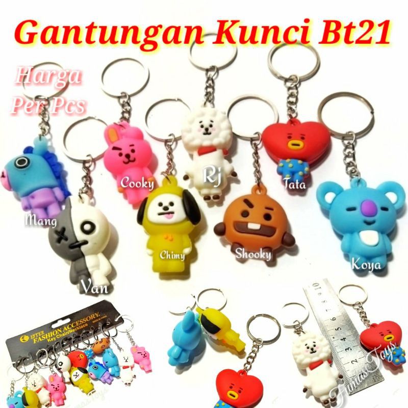 Bts Character Keychains Souvenir Ganci Bts Kpop Wholesale Character Keychains Shopee Philippines