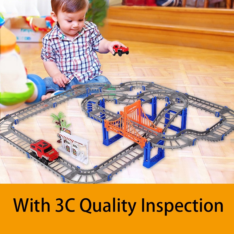 toddler car track set