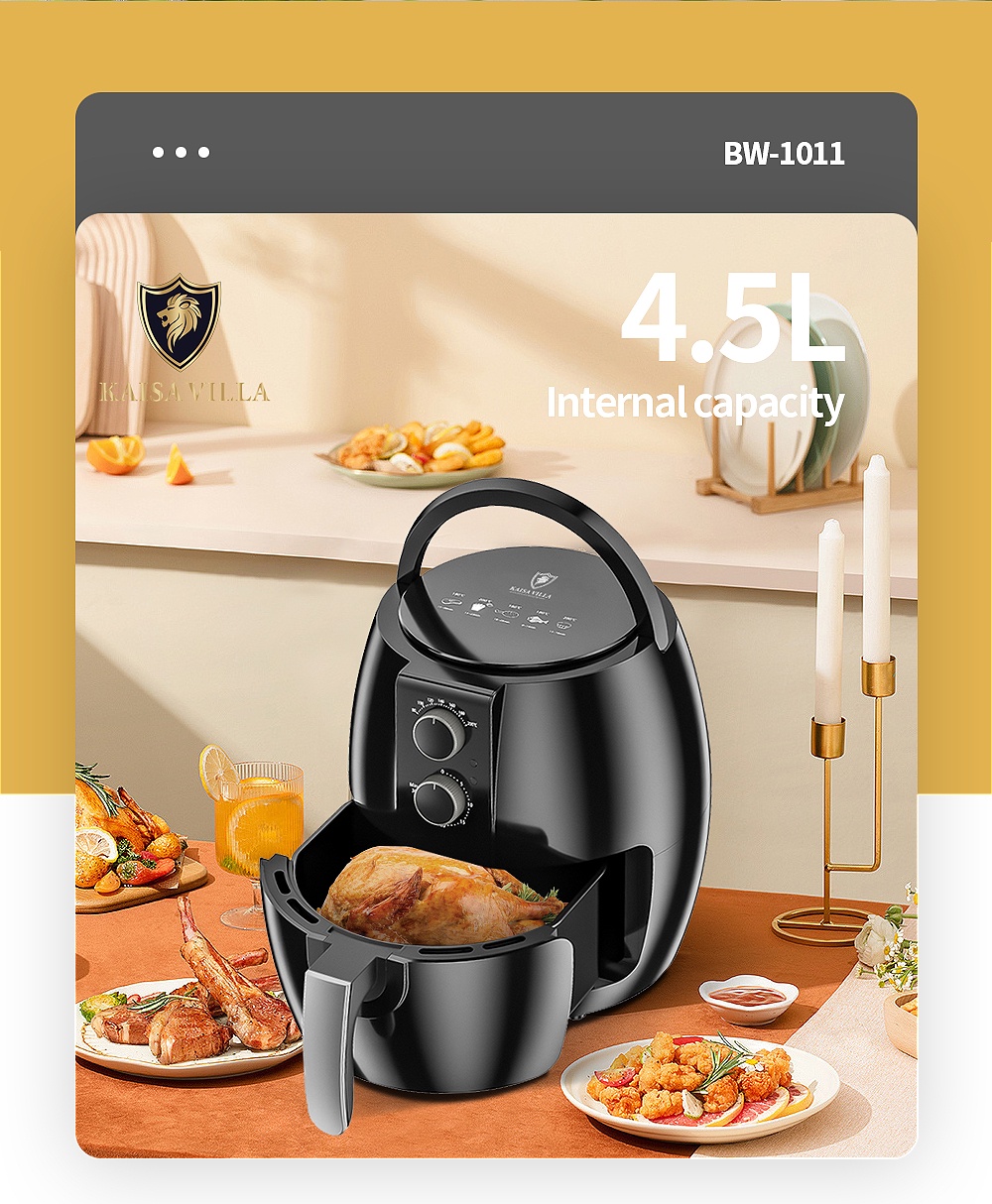 Kaisa Villa air fryer 4.5L 5.5L air fryer oven healthy kitchen oil free