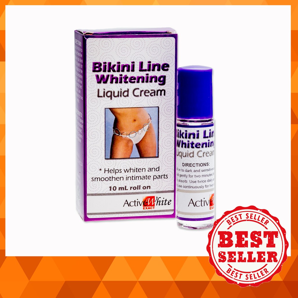 Active White Exact Bikini Line Whitening Liquid 10ml RollOn Shopee
