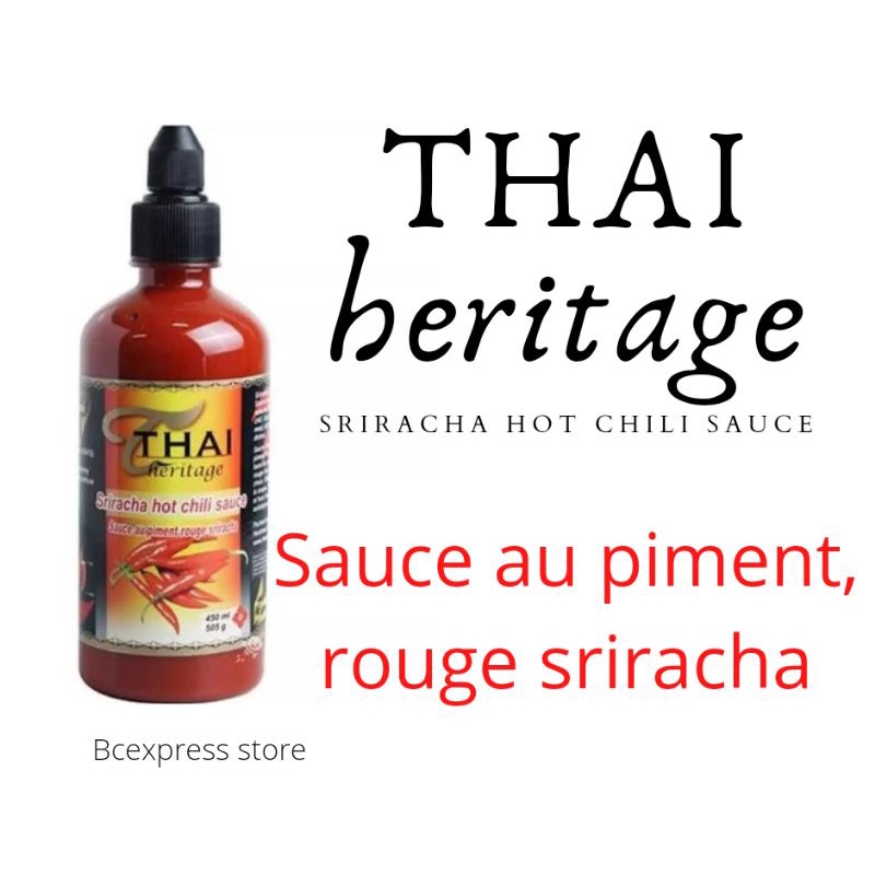 Thai Heritage Sriracha hot chili sauce 430ml Shopee Philippines
