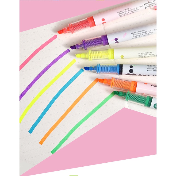 Waterbased Highlighter 6pcs/pack Shopee Philippines