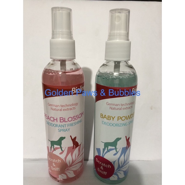 BIOLINE Deodorizing spray 118ml Shopee Philippines