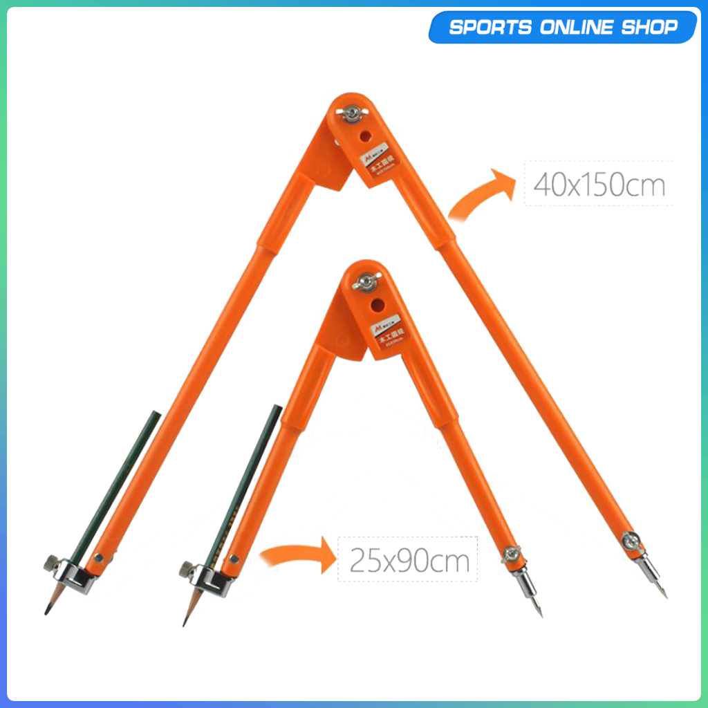 Precision Compass Pencil Holder Divider For Carpenter Quality Drafting S / L