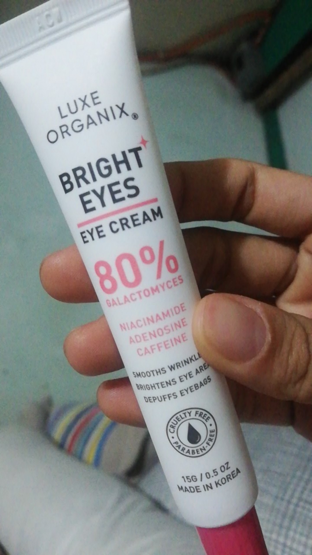 luxe organix eye cream