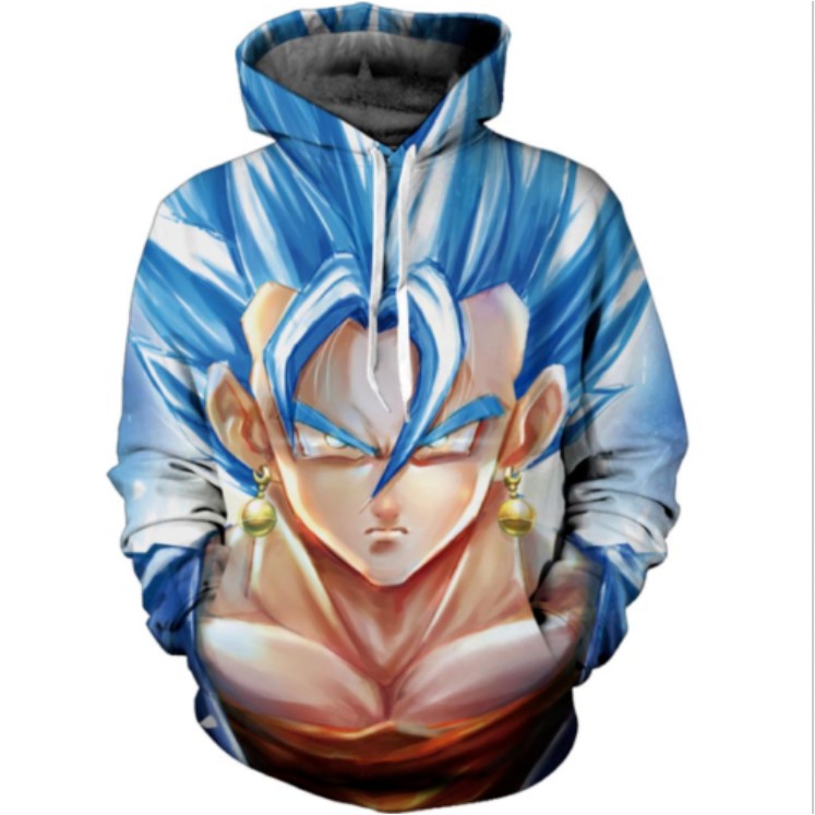 dragon ball z super 3d hoodies saiyan goku men women anime pullover size s   5xl