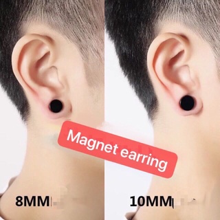 [12pcs]Magnetic Non piercing Clip Earrings Magnetic Earrings For Men Black Gold Silver Magnet Earing #7