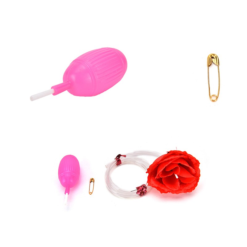 1 Water Squirt Rose Clown Flower Magic Trick Joke Prank Kids Prankster 