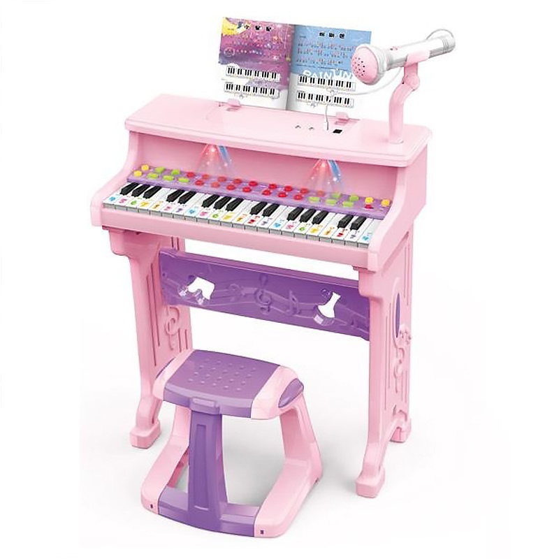Electronic organ toy set with microphone Children's music toys can play