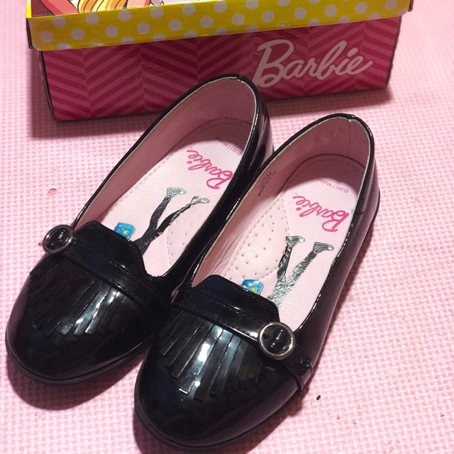 barbie black shoes