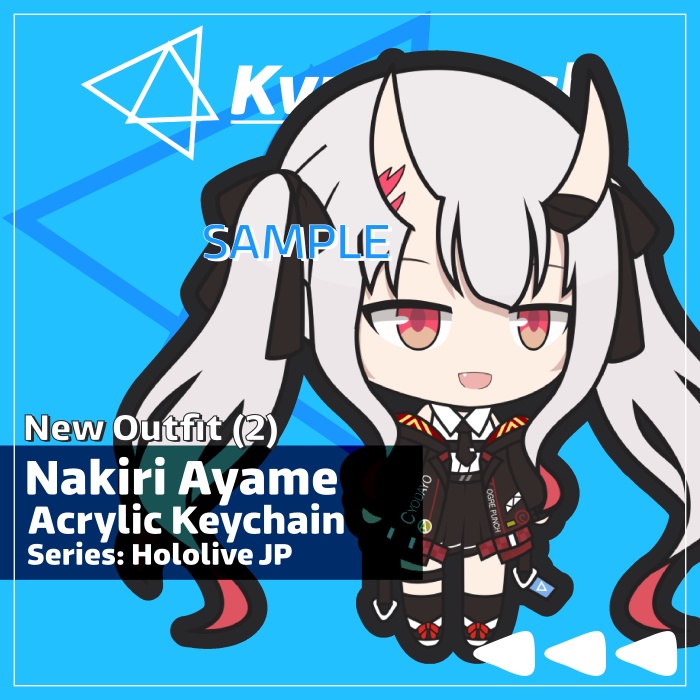 6cm Acrylic Nakiri Ayame Hololive Japan Keychain for Gift | Shopee