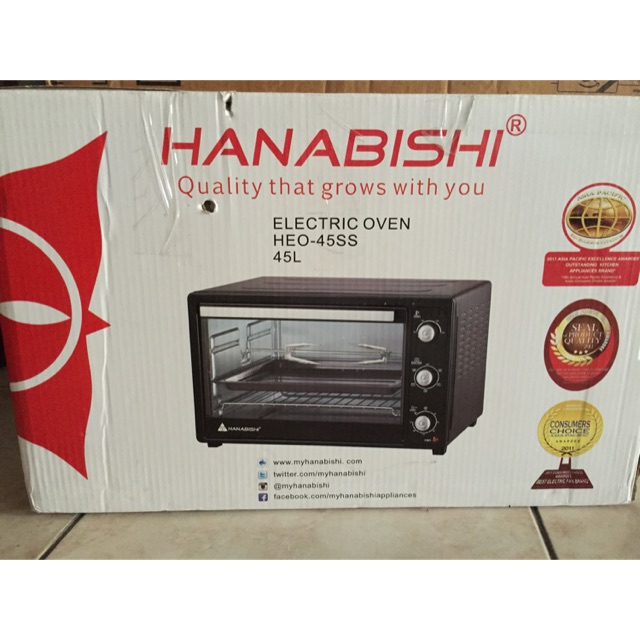 Hanabishi electric oven Shopee Philippines