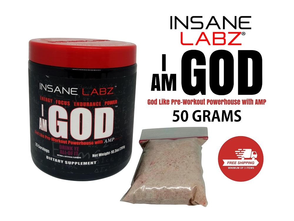 Insane Labz I Am God Pre Workout 50gramspowder Foundation Shopee Philippines