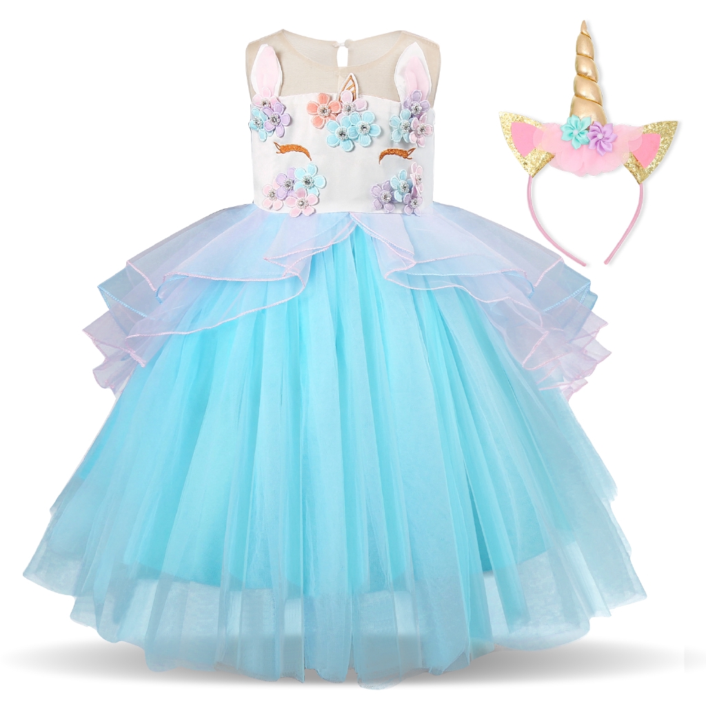 unicorn dress shopee