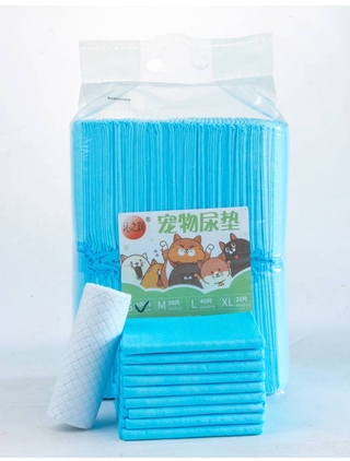 Ready stock selangor 10 pieces pet urine pad cat/dog wee pad/ charcoal/standard pad Urinal Pad for P