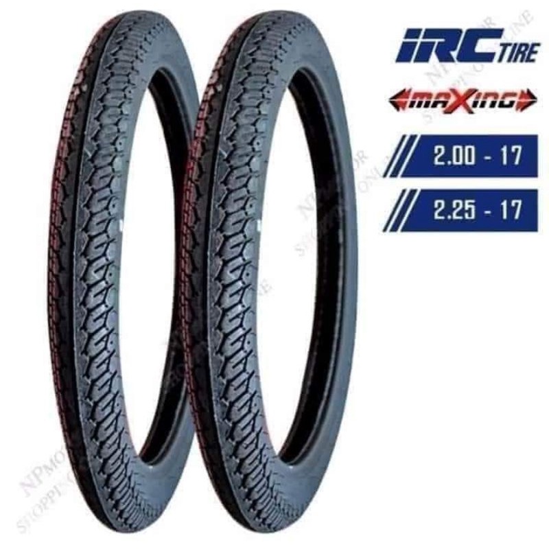 IRC MAXING TIRE 2.00 & 2.25 BY 17 SET ONLY (pair) Shopee Philippines