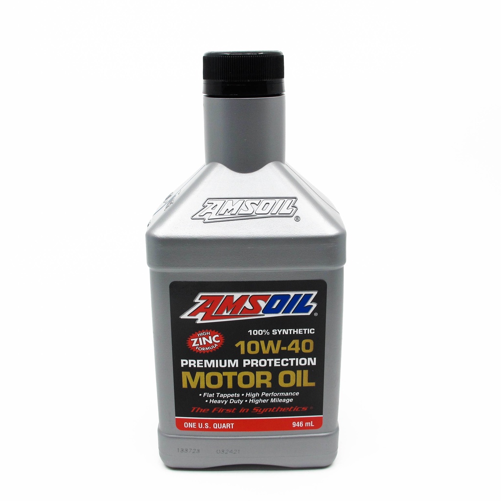 AMSOIL 10W40 Premium Protection Engine Oil Fully Synthetic (1 Quart ...