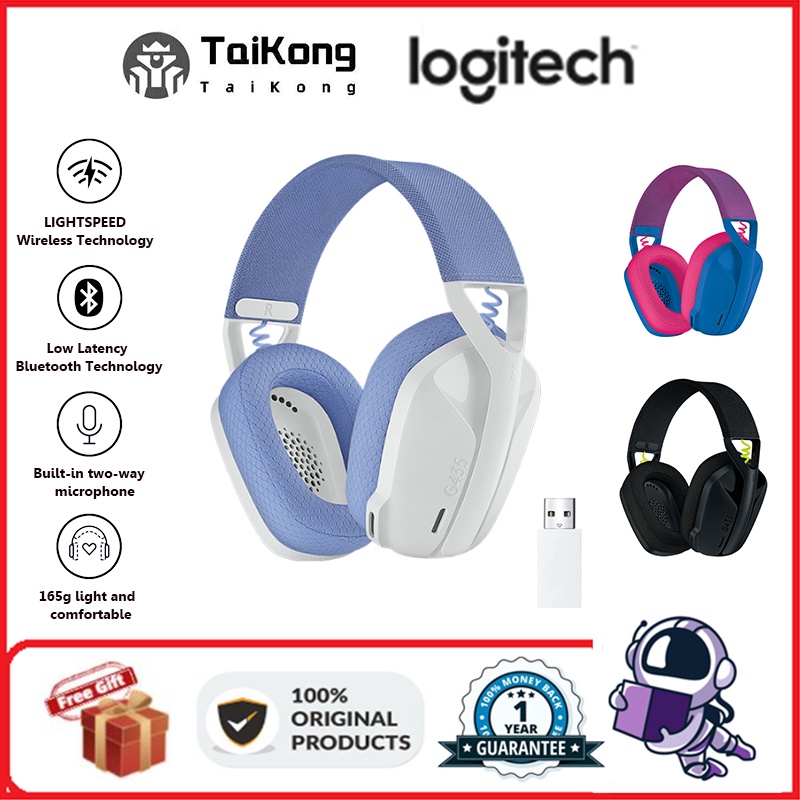 Logitech G435 Wireless Gaming Headset Twoway Noise Cancelling
