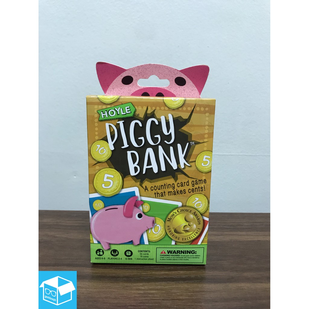 Hoyle Piggy Bank Card Game (Kids Game) Shopee Philippines