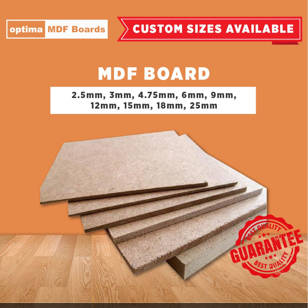 MDF BOARD x WOOD BOARD 12MM ABOVE A4, A5, A6, A7, A8, ETC CUSTOMIZE