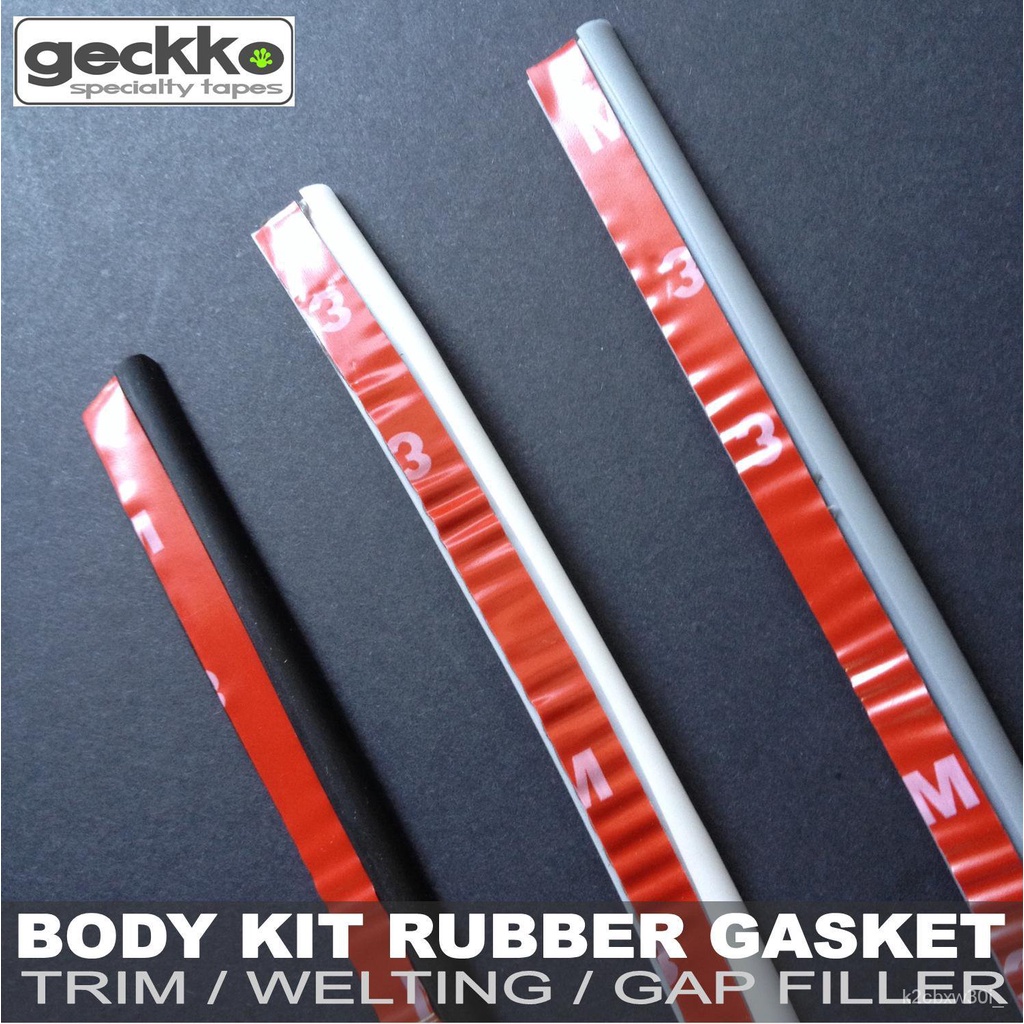 BODY KIT RUBBER GASKET 10 meters BLACK (TRIM, WELTING, GAP FILLER) by