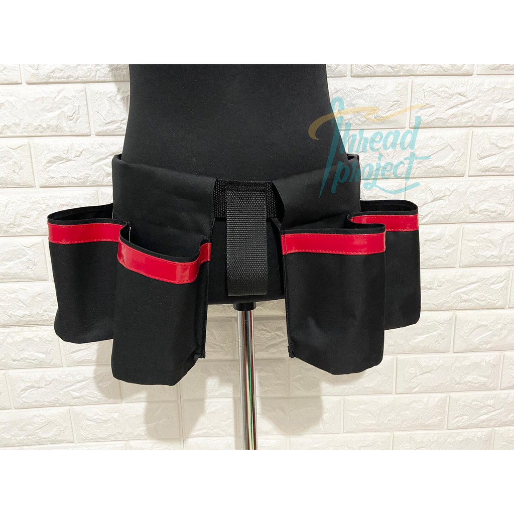 Adjustable Janitorial Belt Car Cleaning Waist Bag Salon Utility