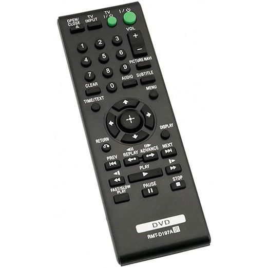 New Rmt-d197a Rmtd197a Remote Control Fit For Sony Cd Dvd Player Dvp 