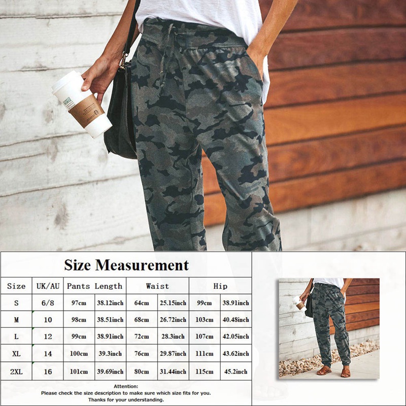 camo cargo joggers womens