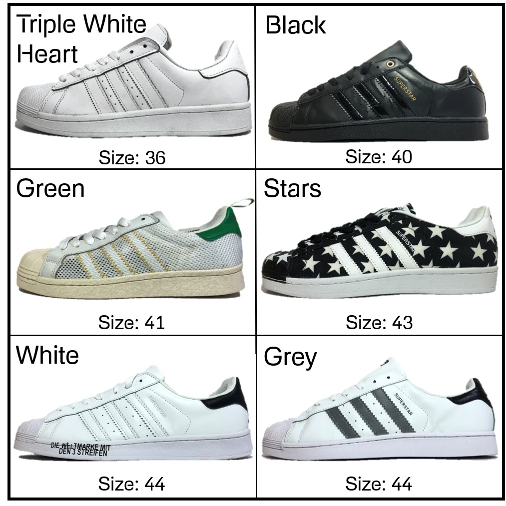 ADIDAS Superstar [Sizes:36,40,41,43,44] Factory Pull Out/ Mall Pull Out ...