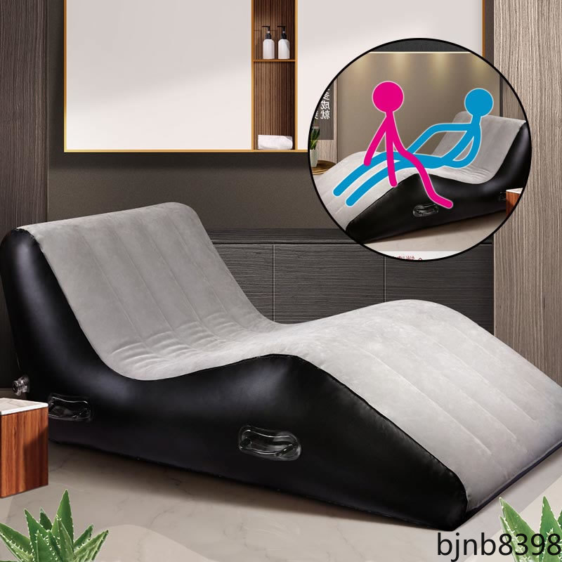 Q Sex Furniture Inflatable Chair Toughage Soft Sex Wedge Sofa Adult Game Multifunctional Sex
