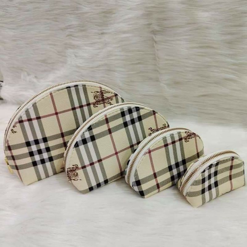 CHANNEL / BURBERRY 4 IN 1 POUCH. HIGH QUALITY | Shopee Philippines