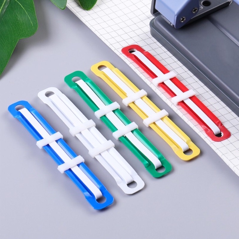 one box/50pcs 7cm Paper Fastener long Plastic Office 70mm Fasteners ...