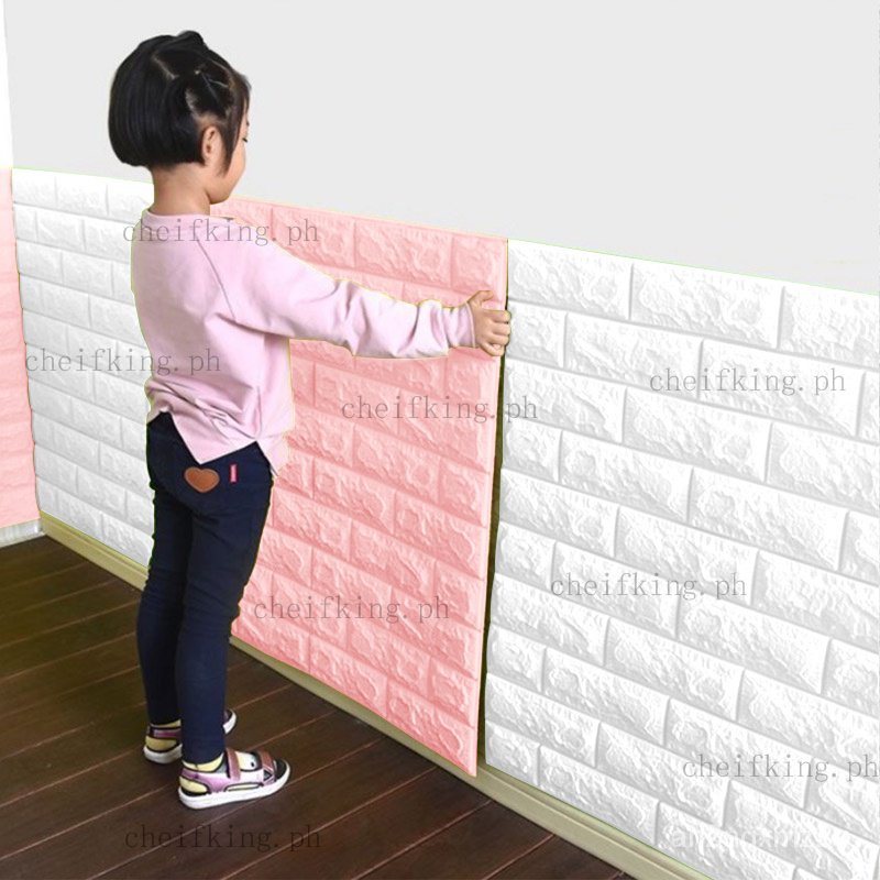DIY Self Adhesive 3D Wall Tiles Living Room Decorative Foam Waterproof