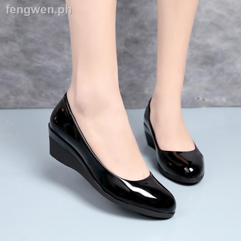 women's work wedge shoes