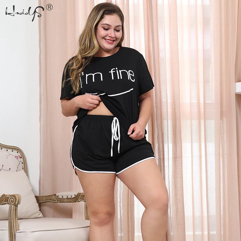 women's plus size short pajamas