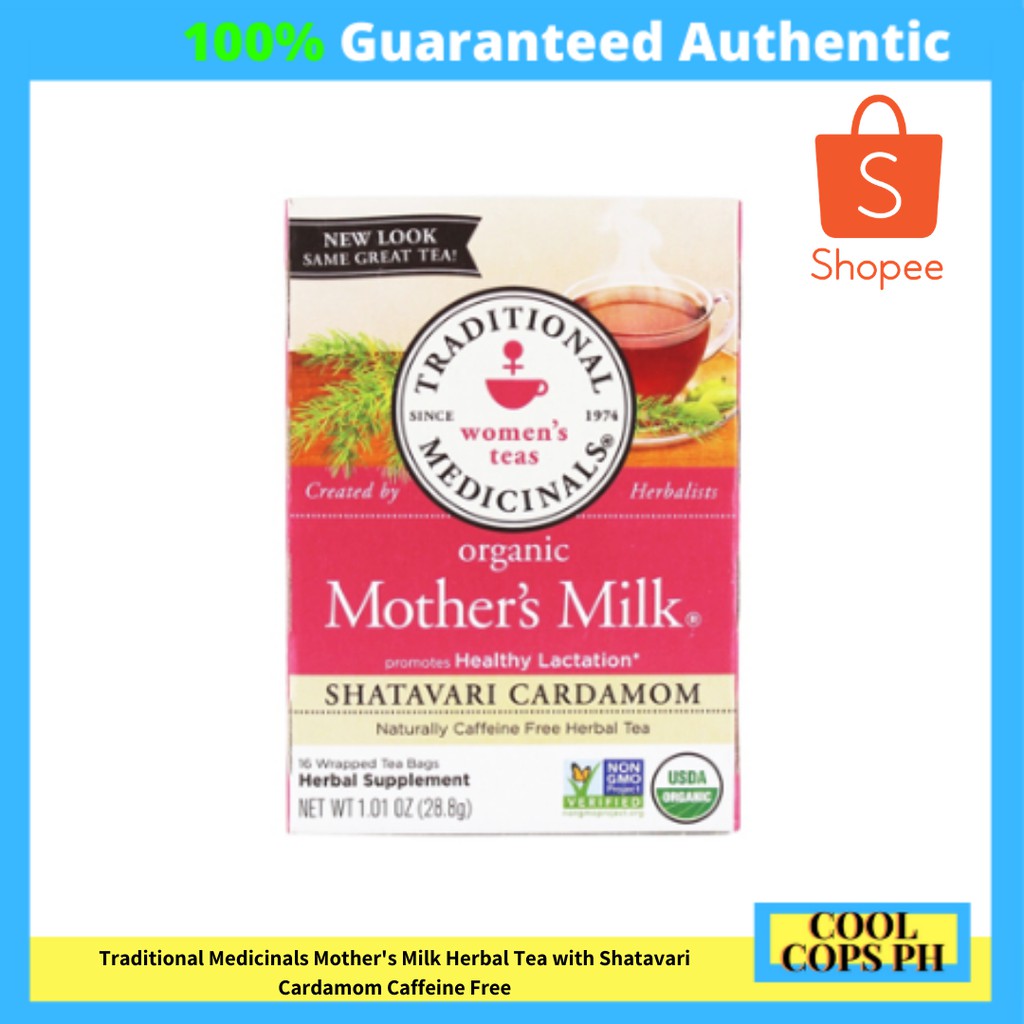 Traditional Medicinals Mother's Milk Herbal Tea with Shatavari Cardamom