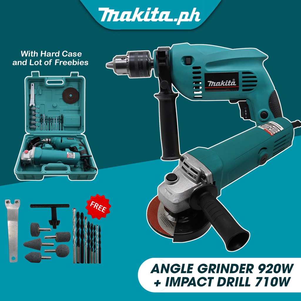 2in1 Makita HP1530 Drill and Makita 9523B Grinder | Shopee Philippines