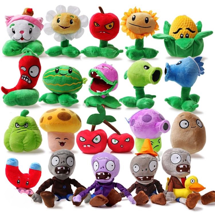 plants vs zombies threepeater plush