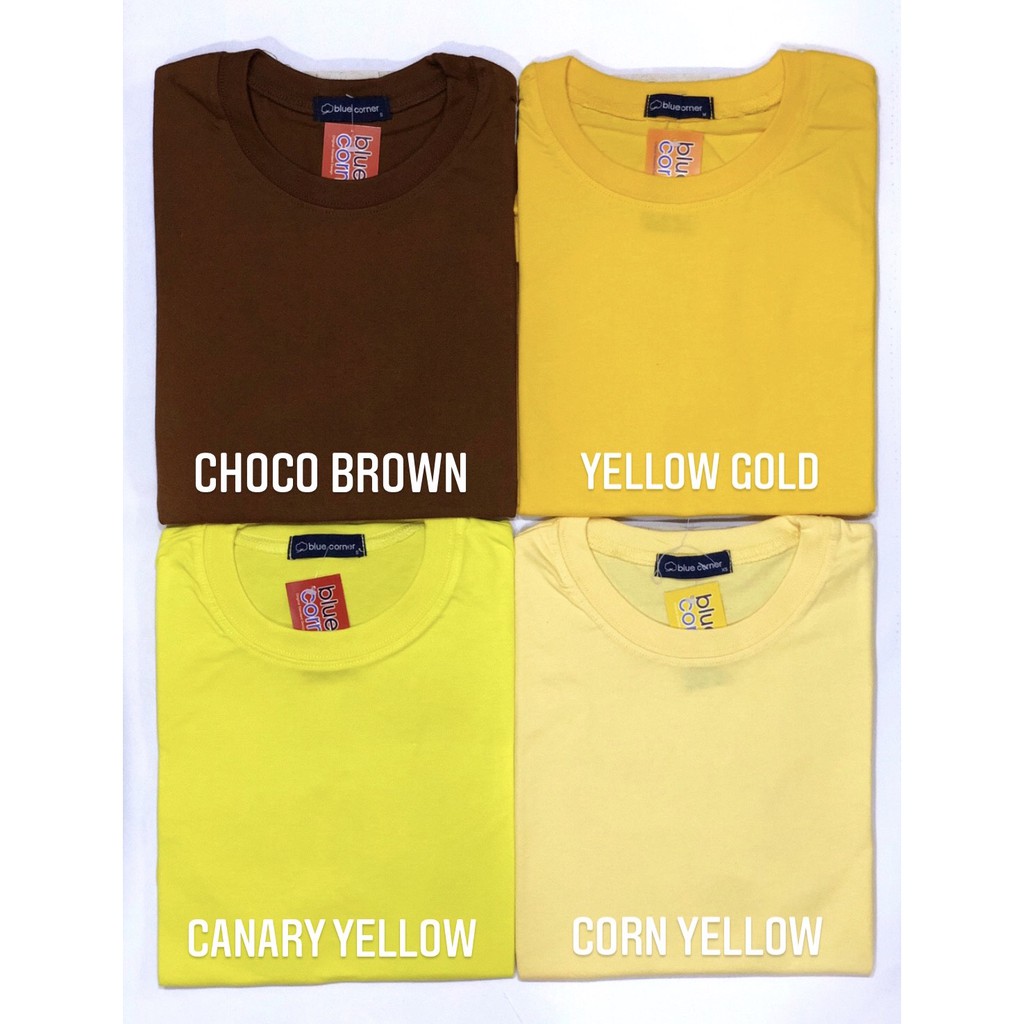 colors of blue corner shirts