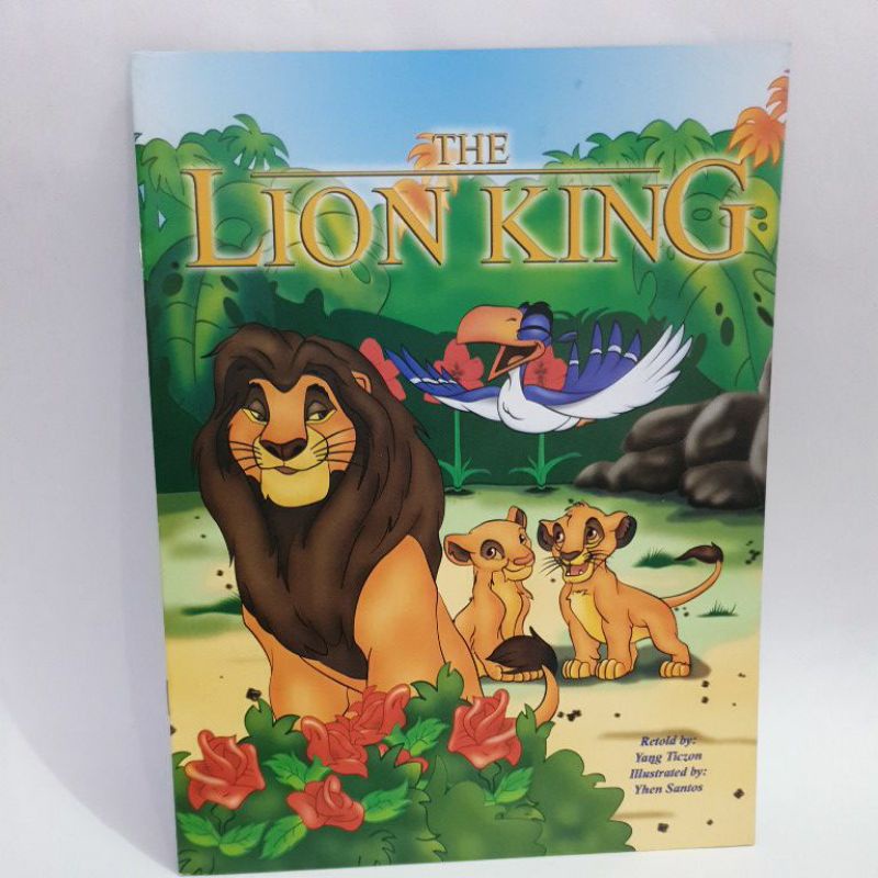 The Lion King- Bedtime Stories and Activity Book ( Read and Color ...