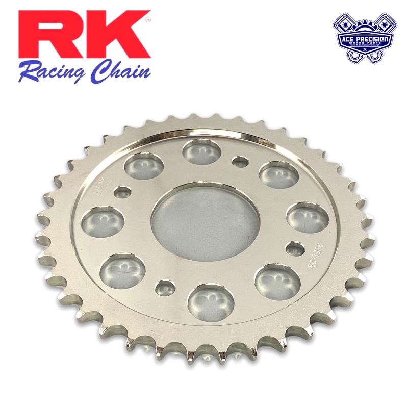 RK REAR SPROCKET ONLY RAIDER150 REBORN & Fi NICKEL PLATED 428 STEEL