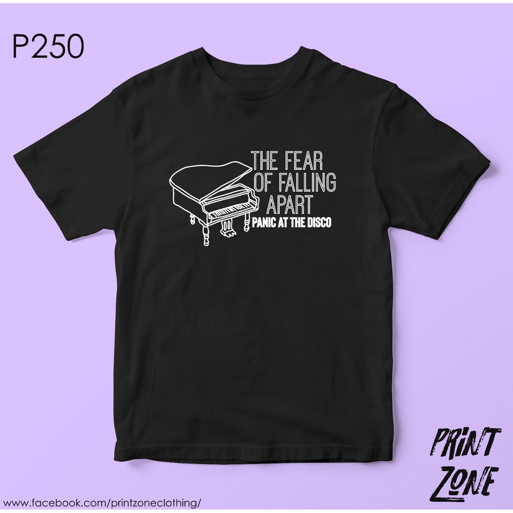 Panic At The Disco Shirt The Fear Of Falling Apart Shopee Philippines panic at the disco shirt the fear of falling apart