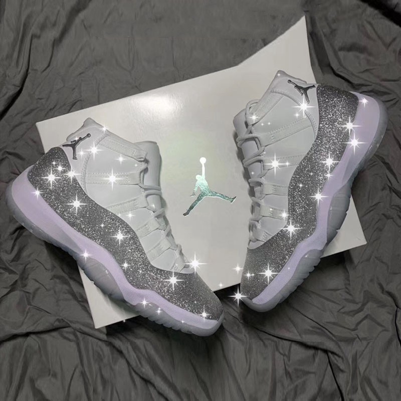 jordan 11 glitter gray