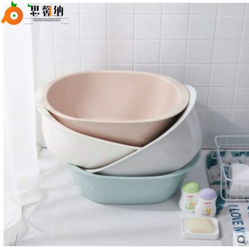 Simple baby bath tub round baby tub large medium and big children s shelf male red plus baby