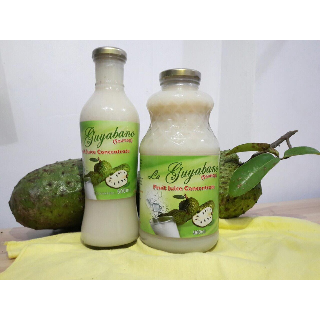 Soursop La Guyabano Super Fruit Juice Concentrate 960ml Glass Bottle Shopee Philippines